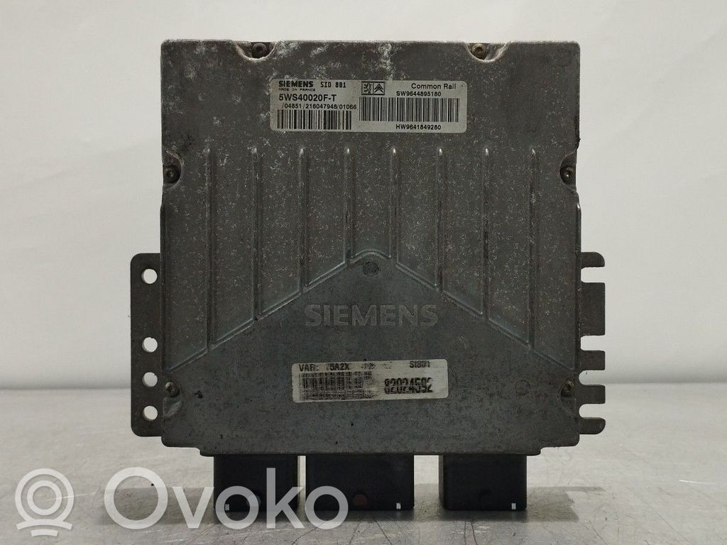 Peugeot 307 Engine control unit/module 