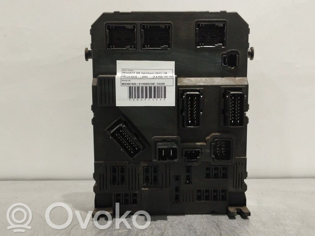 SAM control unit   9653667680,E0200,S118085220E