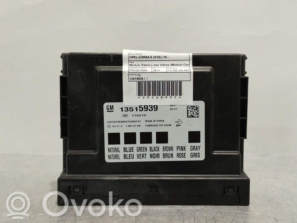 Opel Corsa E Modul confort 