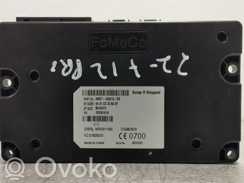 Unidad de control/módulo de bluetooth   AM5T14D212EB