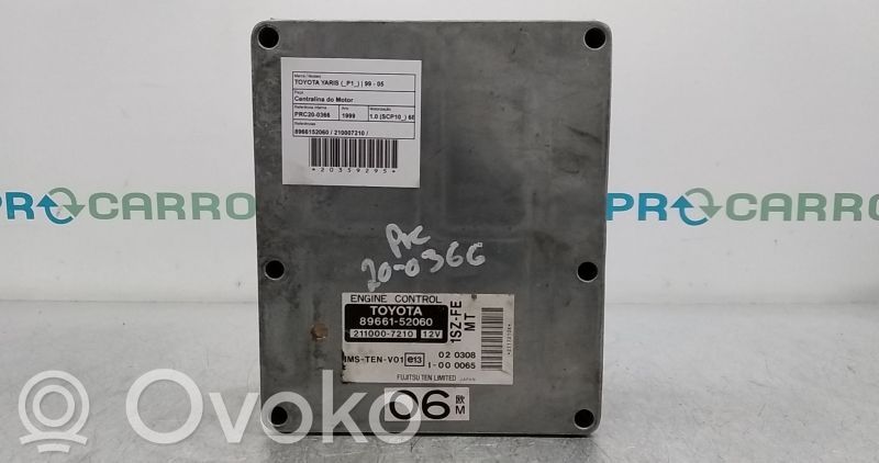 Moottorin ohjainlaite/moduuli   8966152060,1SZFE,2110007210