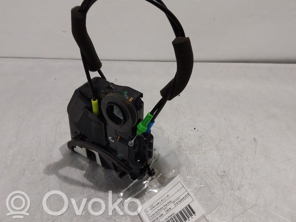 Toyota C-HR I Zamek drzwi tylnych 