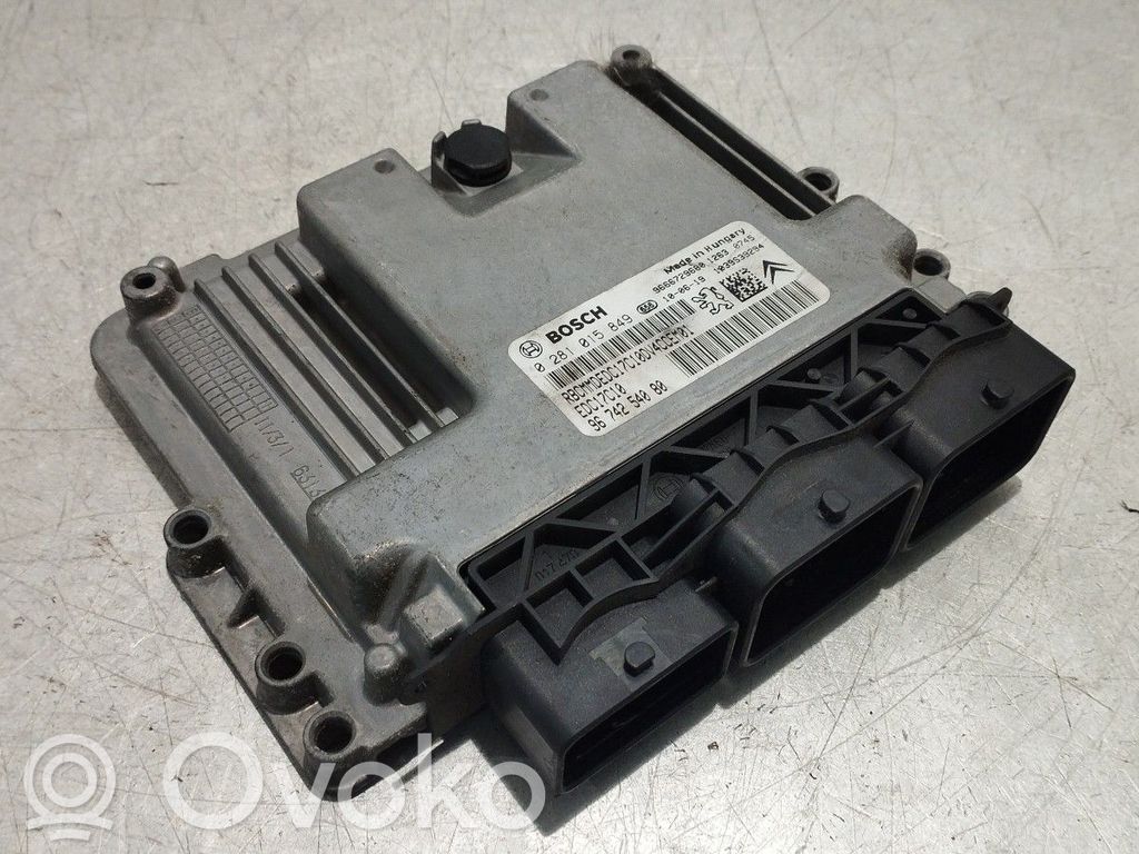 Centralina/modulo del motore   9674254080,0281015849,9666729680