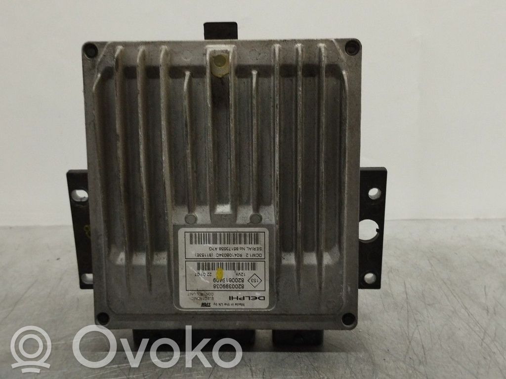 Sterownik / Moduł ECU   8200399038,8200619409,DCM12