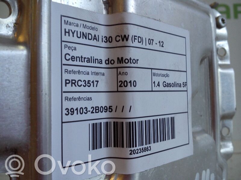 Unidad de control/módulo del motor   391032B095
