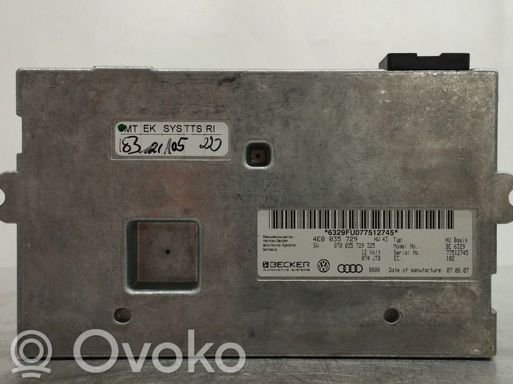 Audi A5 8T 8F GPS navigation control unit/module 