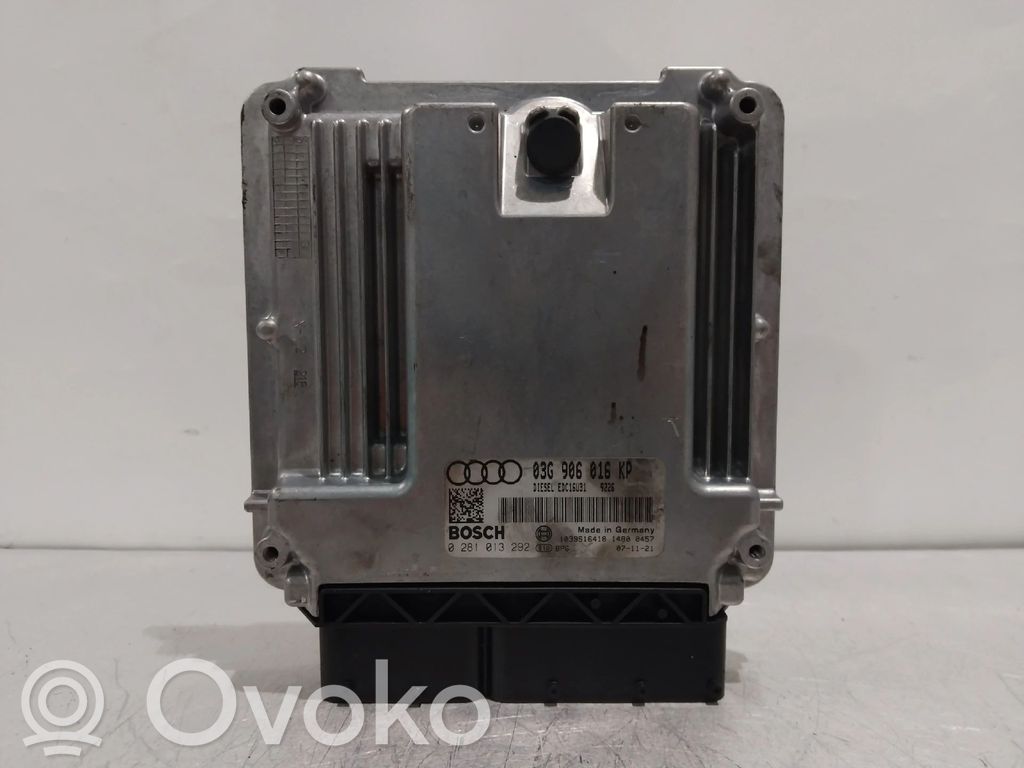Moottorin ohjainlaite/moduuli   03G906016KP,0281013292,EDC16U31