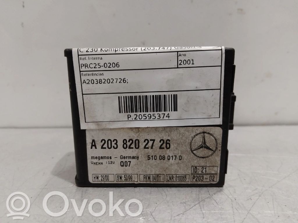 Mercedes-Benz C W203 Boîtier module alarme