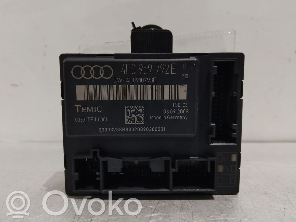 Audi A6 S6 C6 4F Motorino alzacristalli della portiera anteriore 