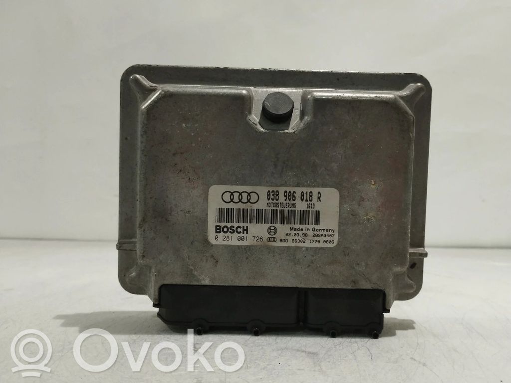 Moottorin ohjainlaite/moduuli   038906018R,0281001726