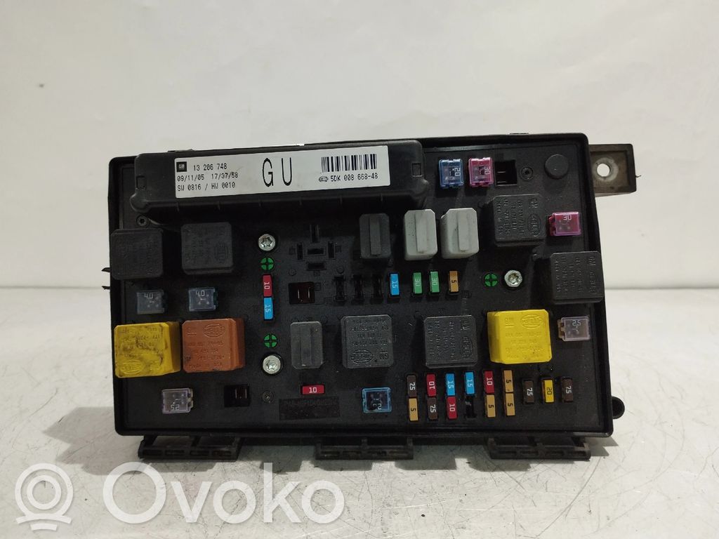 Opel Astra H Unidad de control SAM