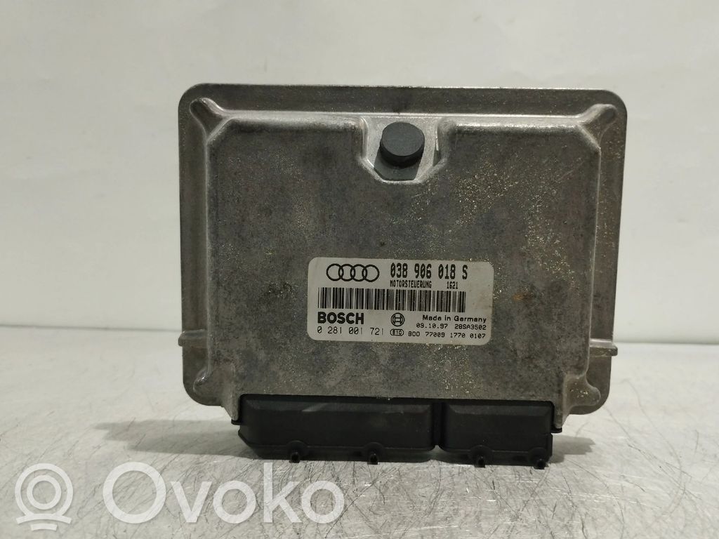 Unidad de control/módulo del motor   038906018S,0281001721
