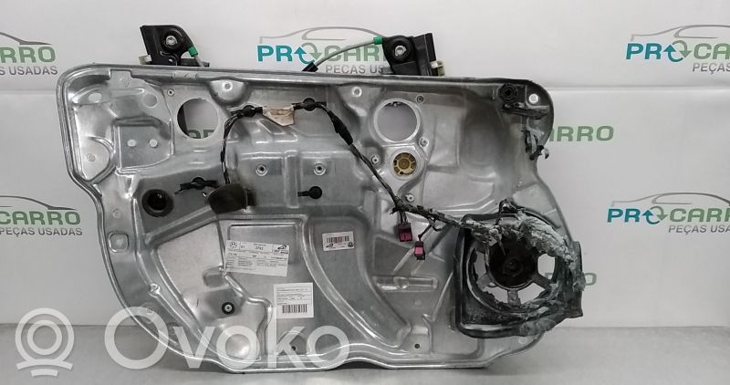 Volkswagen Polo IV 9N3 Meccanismo di sollevamento del finestrino anteriore senza motorino 