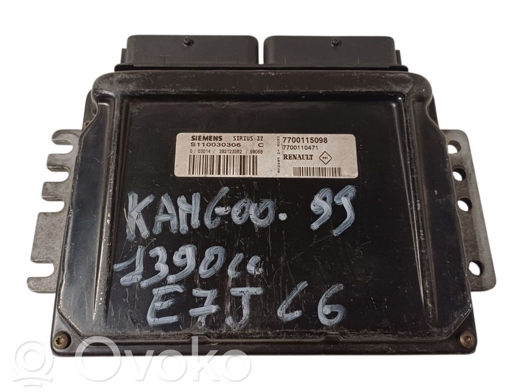 Renault Kangoo I Engine control unit/module 