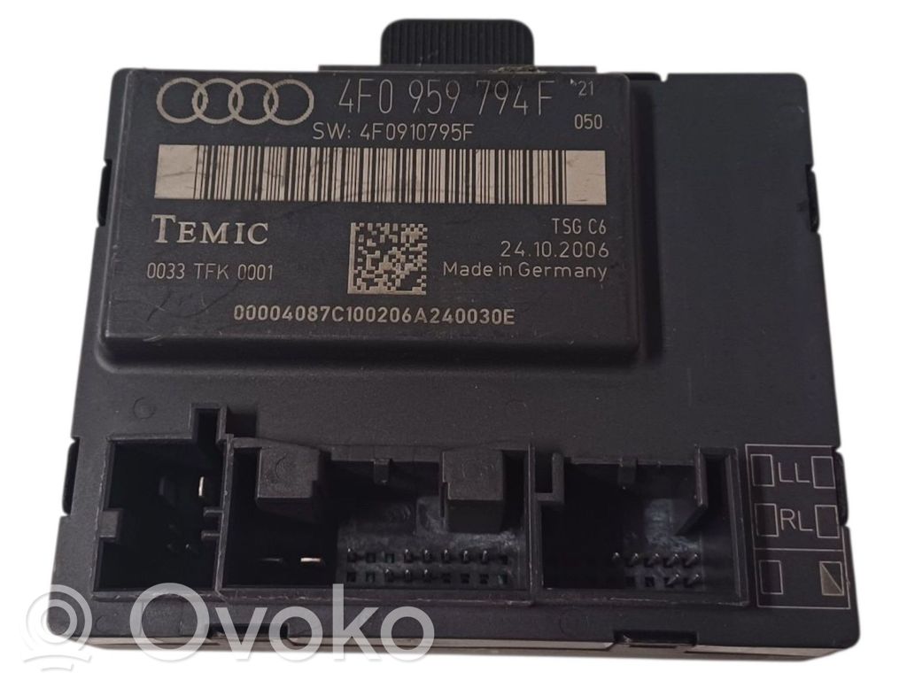 Unité de commande module de porte   4F0959794F,4F0959794F,ASB