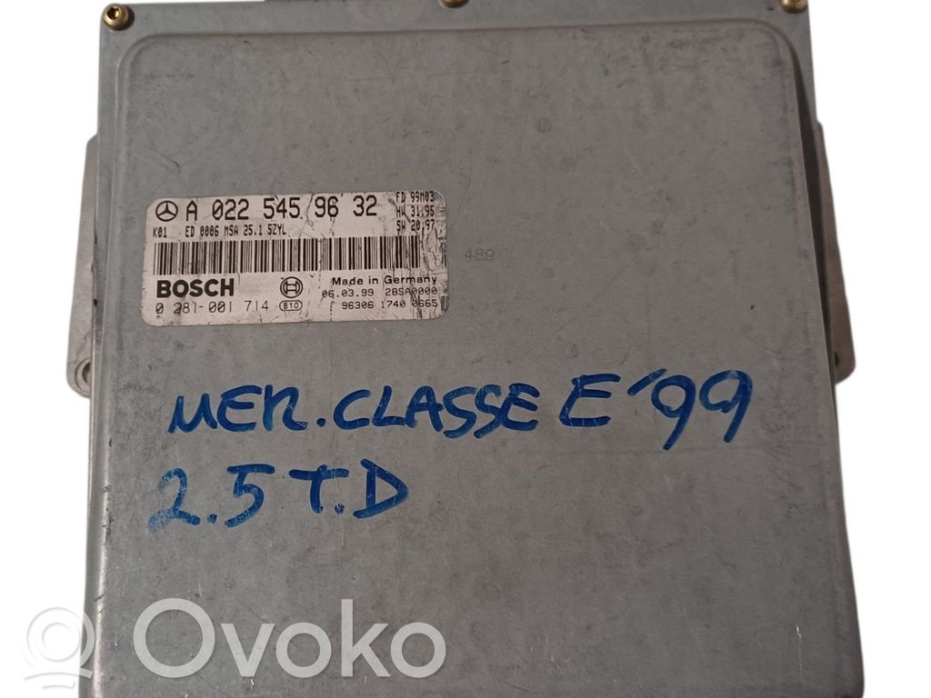 Mercedes-Benz E W210 ESP (stability system) control unit 