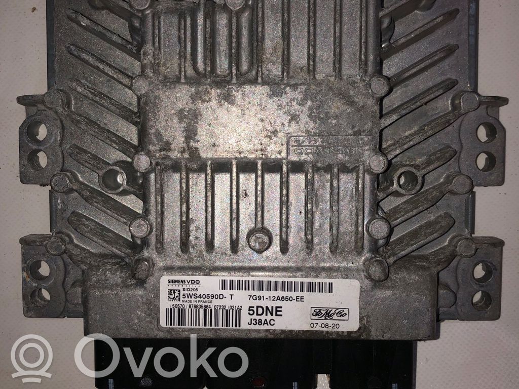 Engine control unit/module   12A650,5WS40590DT