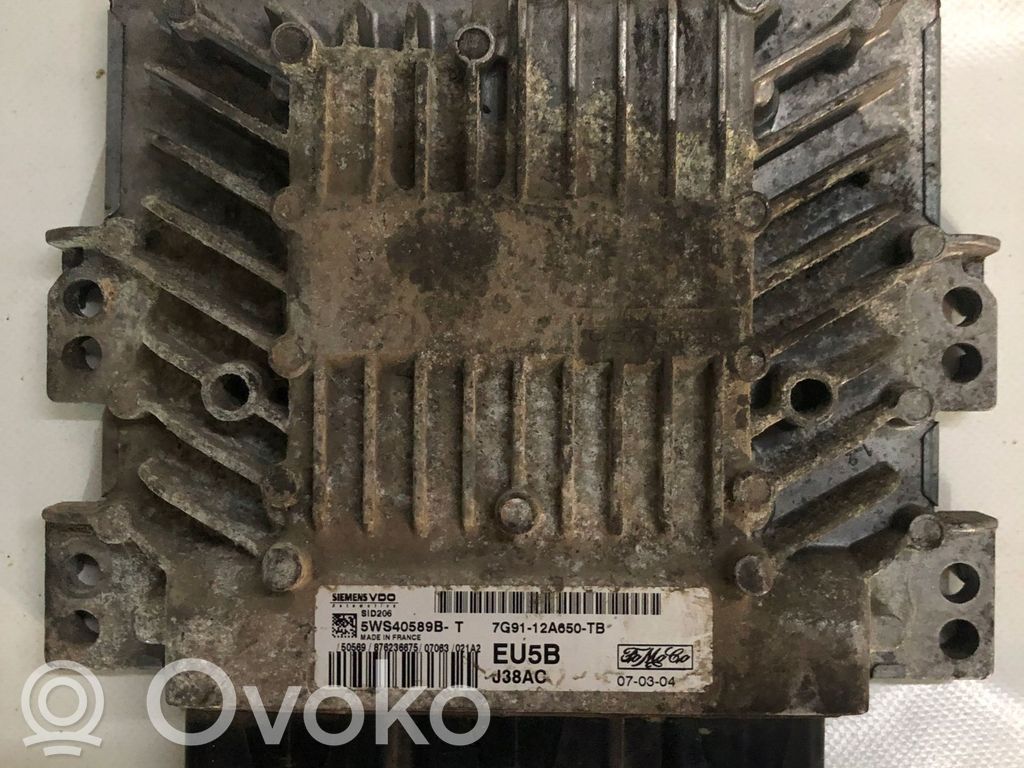 Engine control unit/module   12A650,5WS40589B,7G9112650TB
