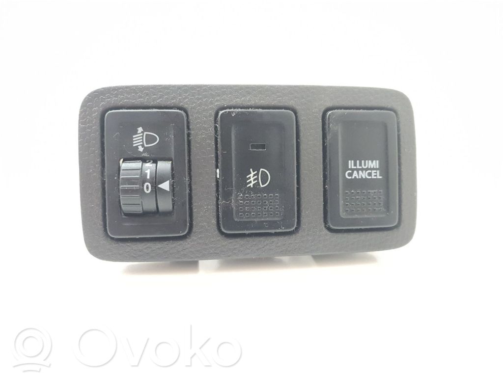 Panel lighting control switch