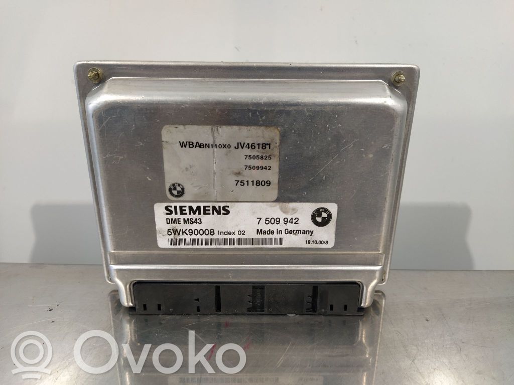 BMW 3 E46 Engine control unit/module 