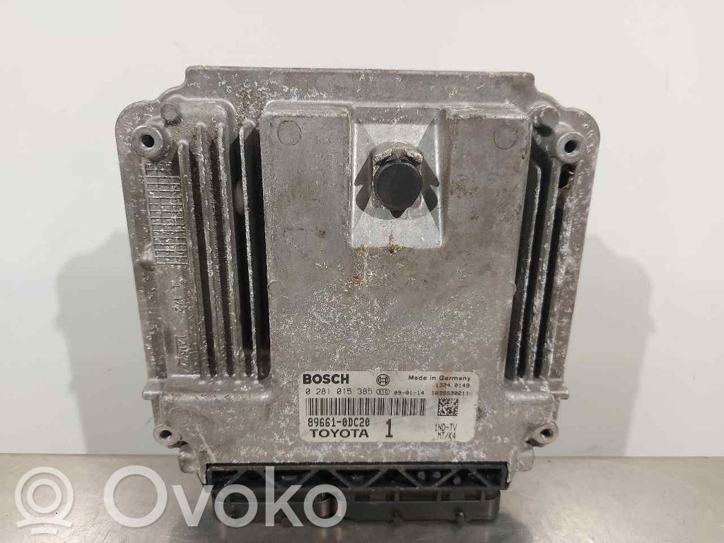 Toyota Yaris Engine control unit/module 