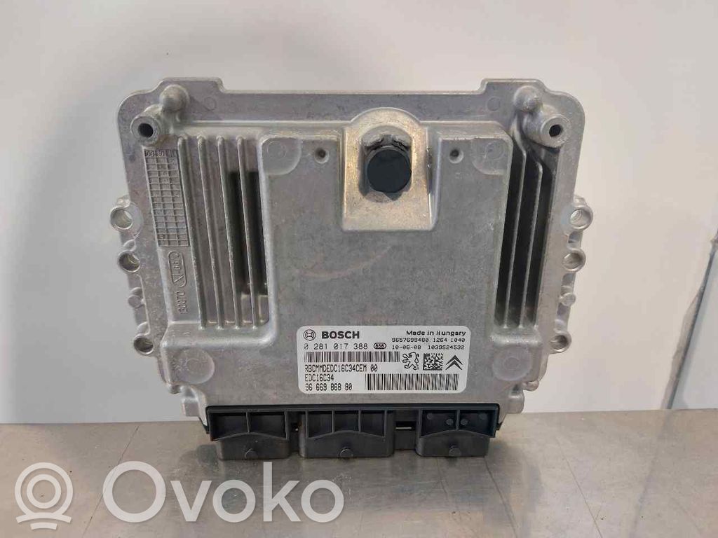 Engine control unit/module   9666986880
