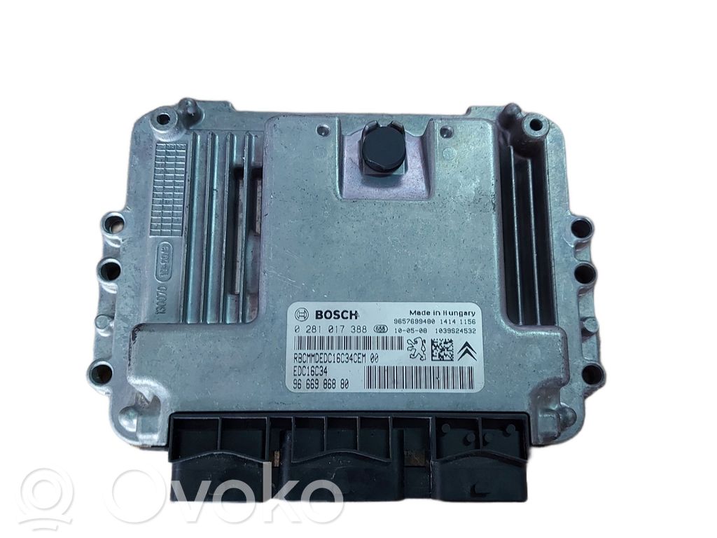 Engine control unit/module   9666986880