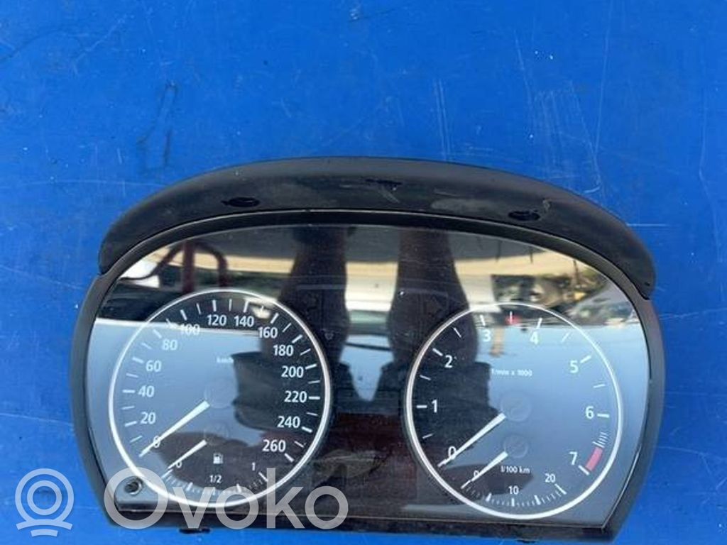 BMW 3 E90 E91 Speedometer (instrument cluster) 