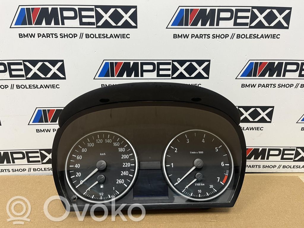 BMW 3 E90 E91 Vitezometru (grup de instrumente) 