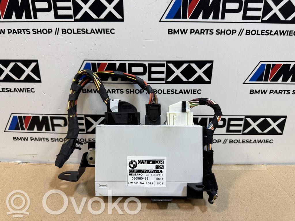 BMW 6 E63 E64 Unidad de control de techo convertible 