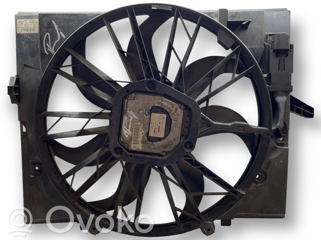 BMW 5 E60 E61 Elektrisks radiatoru ventilators 
