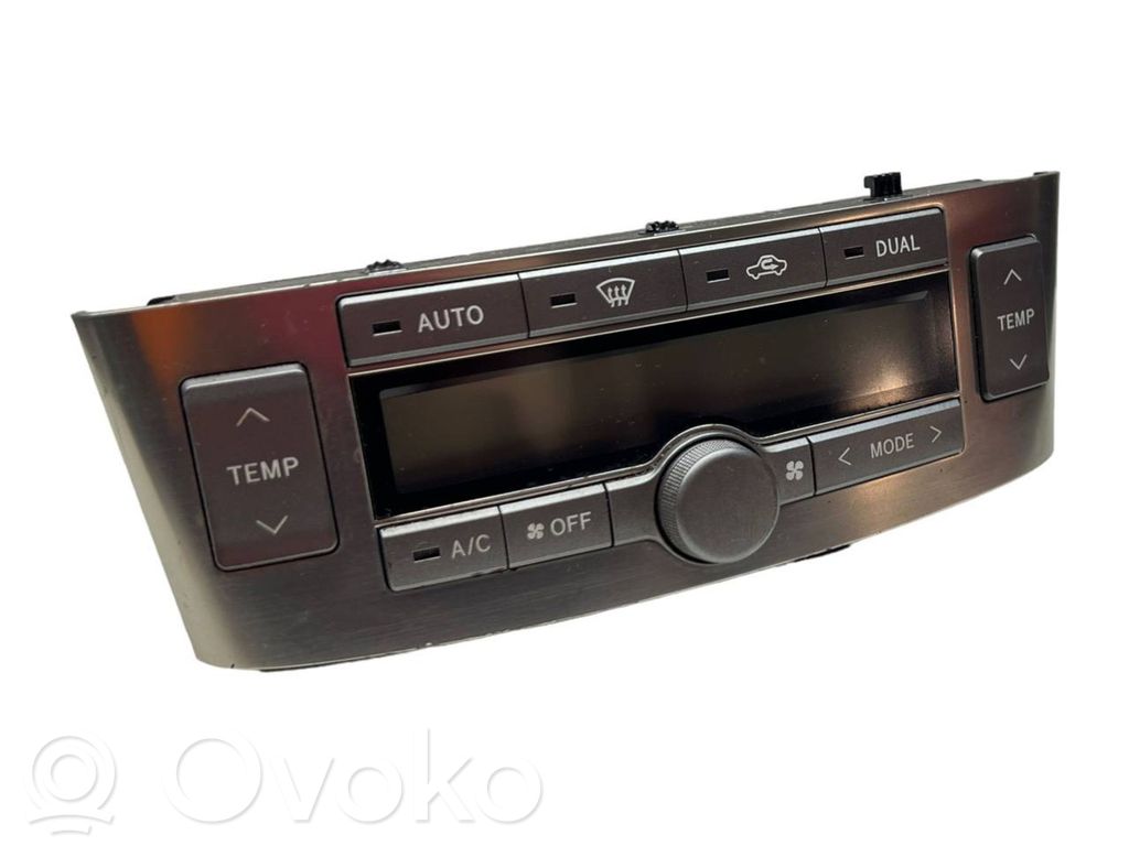 Toyota Avensis T250 Oro kondicionieriaus/ klimato/ pečiuko valdymo blokas (salone) 