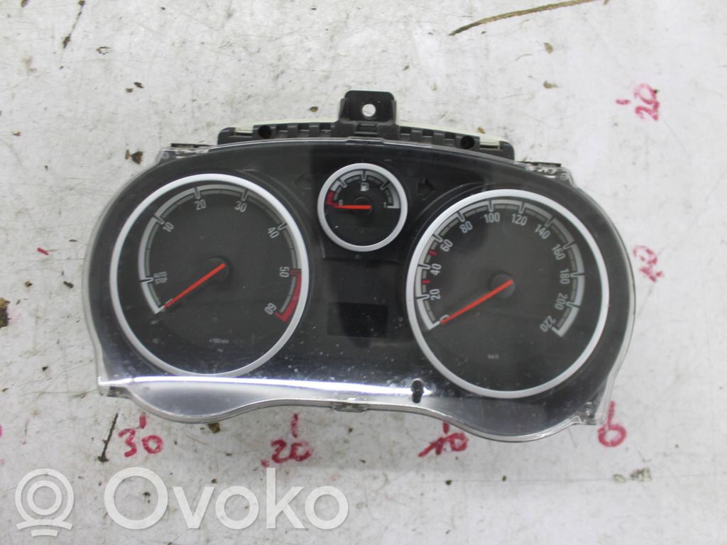 Opel Corsa D Tachimetro (quadro strumenti) 