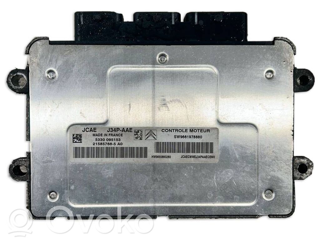 Engine control unit/module   SW9661978880,5330095153,9655883280
