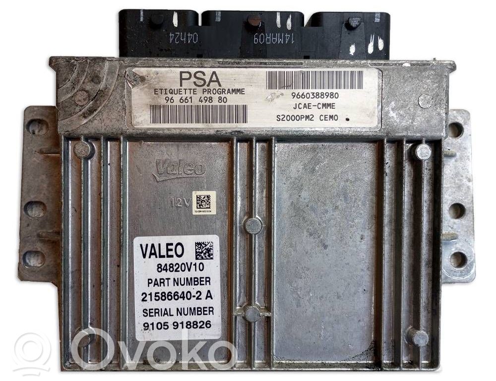 Citroen C3 Engine control unit/module ECU 
