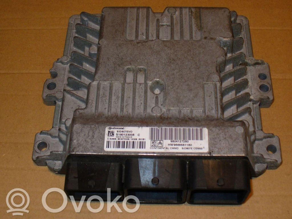 Engine control unit/module ECU   9804127280,S180123008C