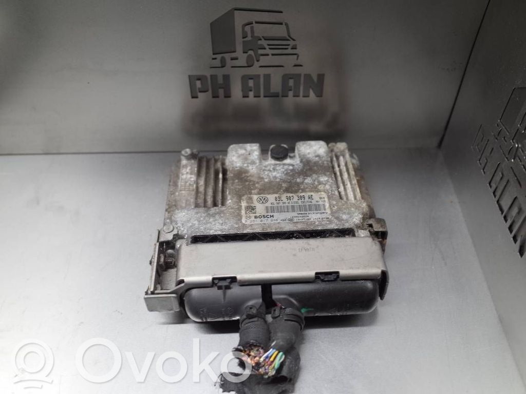 Engine control unit/module ECU   0281017946,03L907309AE