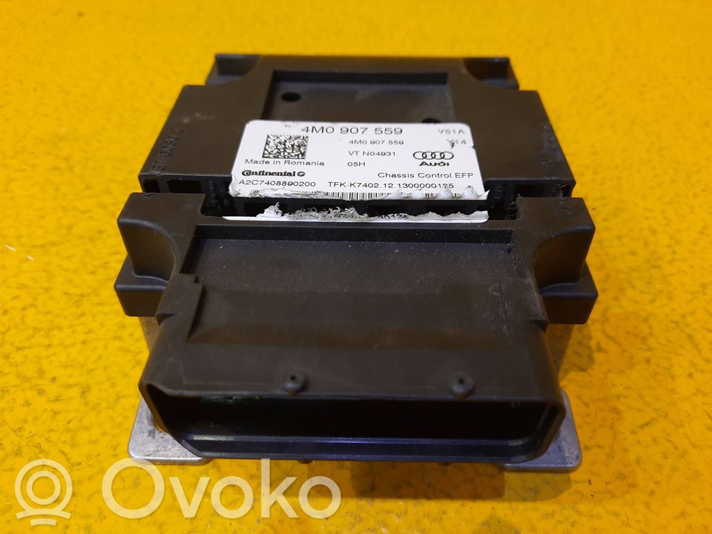 Módulo de control de la suspensión neumática (trasera)   4M0907559,4M0907559