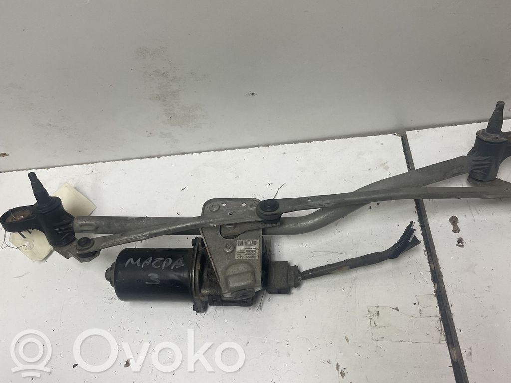 Mazda 3 I Front wiper linkage and motor 