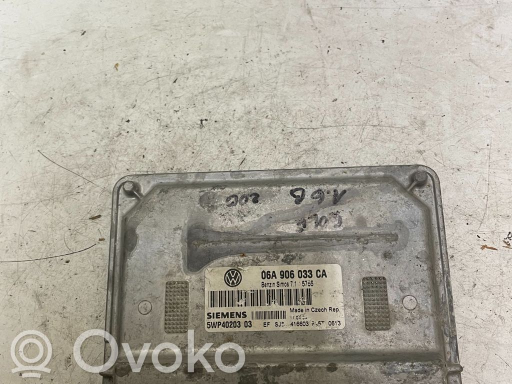 Engine control unit/module   06A906033CA,5WP40203