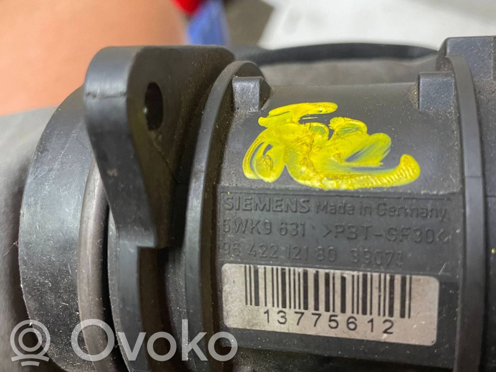 Peugeot 307 Przepływomierz masowy powietrza MAF 
