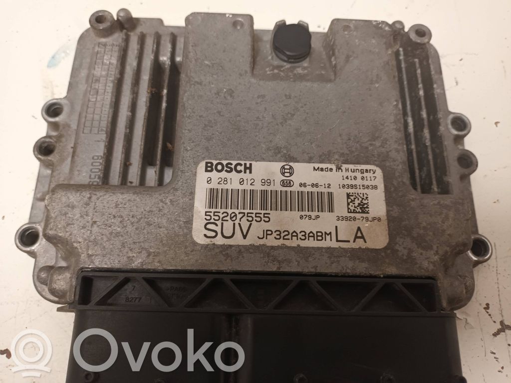 Engine control unit/module   55207555,0281012991,JP32A3ABM