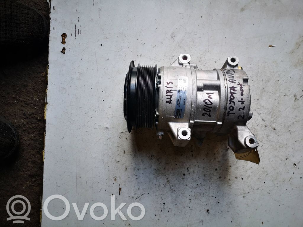 Toyota Auris 150 Kompresor / Sprężarka klimatyzacji A/C 