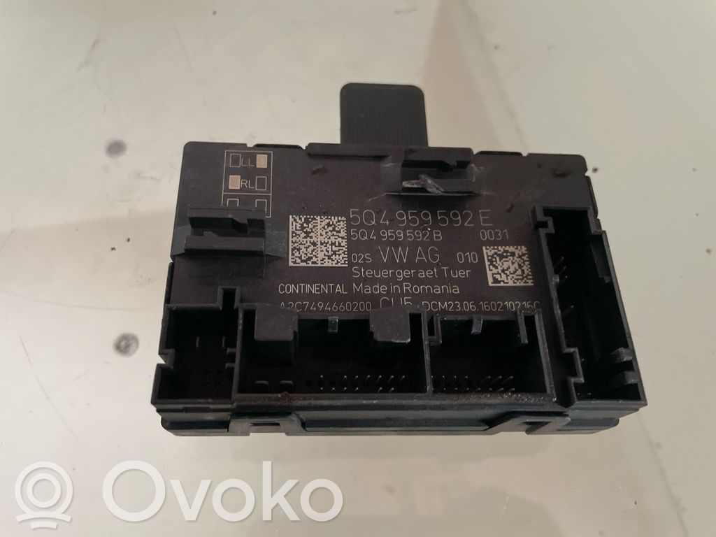 Door control unit/module   5Q4959592E,5Q4959592B,A2C7494660200