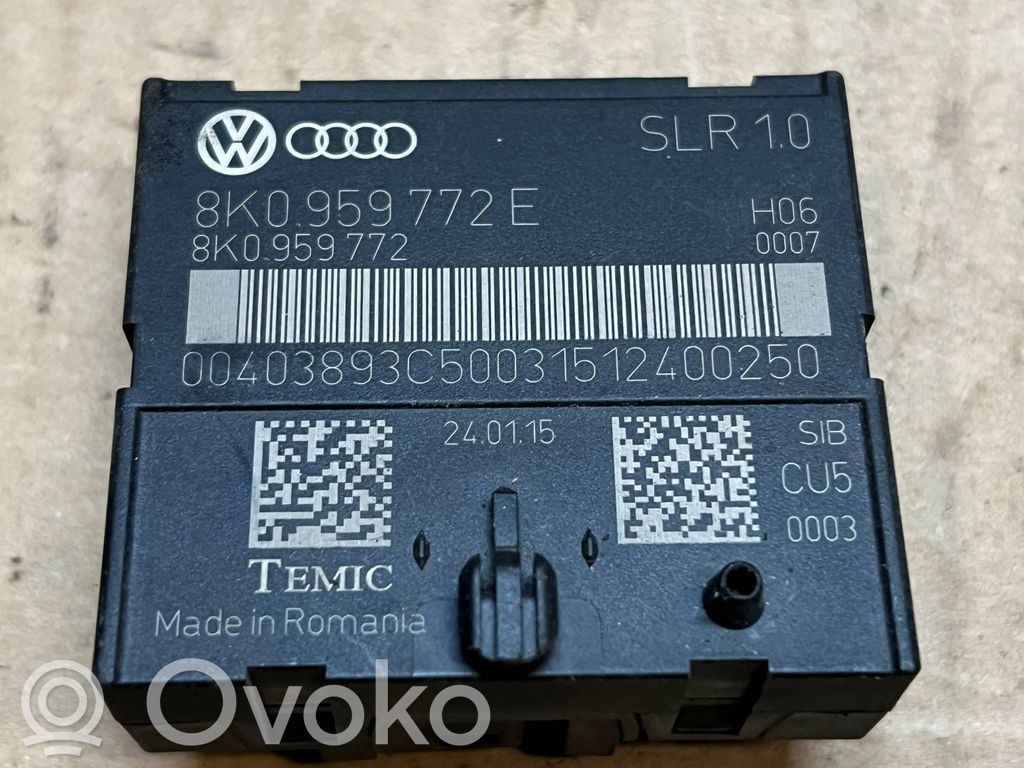 Module de commande de siège   8K0959772E,8K0959772