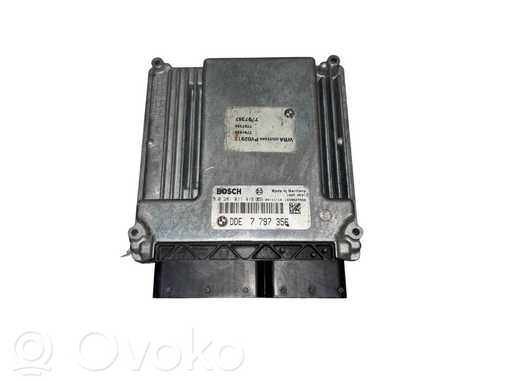 Engine control unit/module   0281011416,DDE7797356