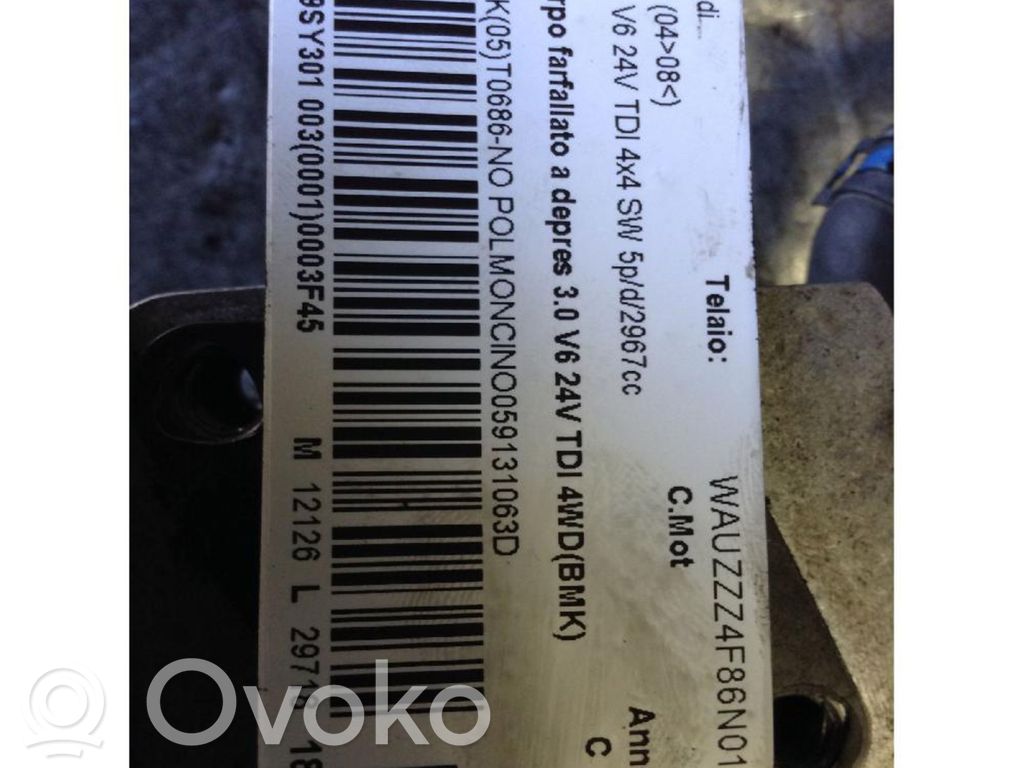 Soupape vanne EGR   059131503H