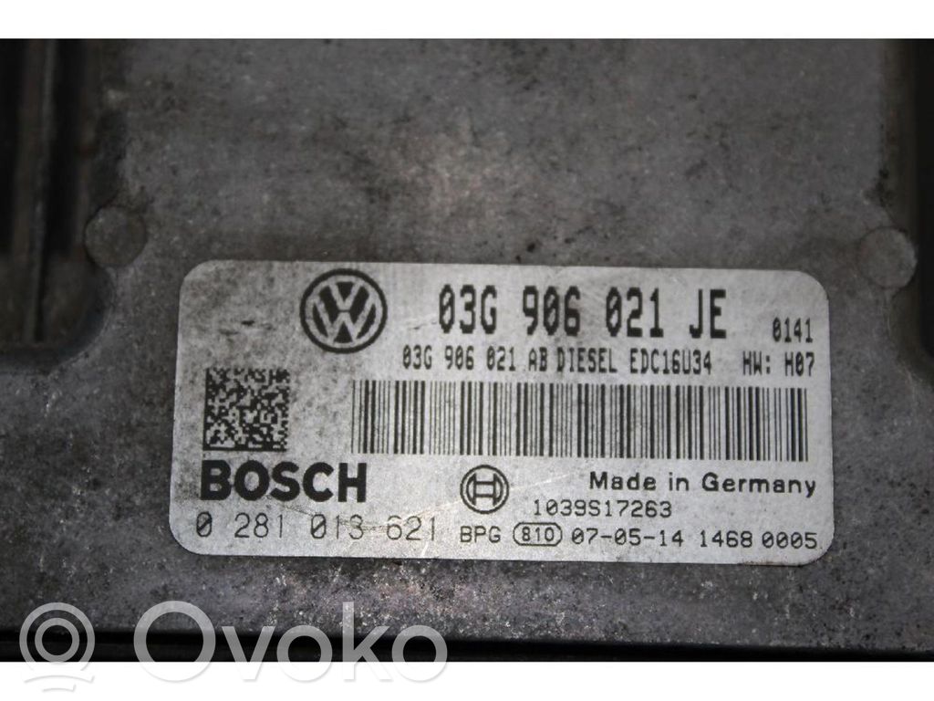 Seat Leon (1P) Fuel injection control unit/module 