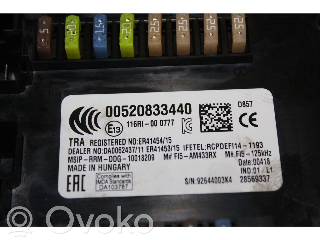 Fiat Tipo Sulakemoduuli 