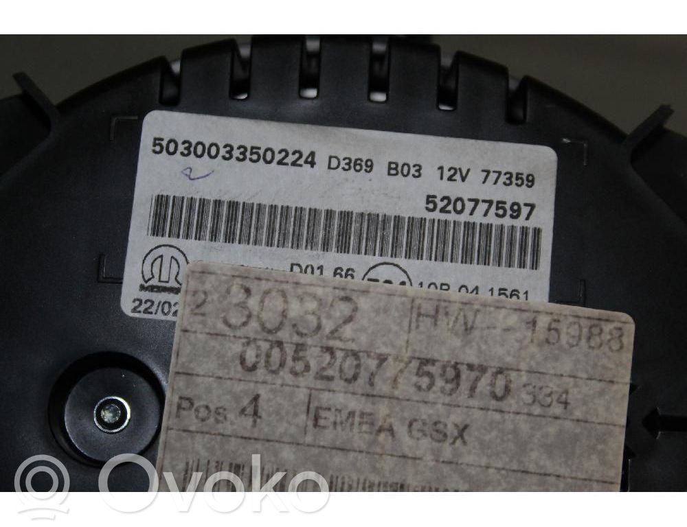 Fiat 500X Tachimetro (quadro strumenti)